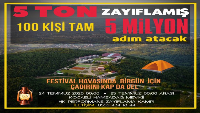 5 TON KİLO Verdiler, 5 MİLYON ADIM Atacaklar