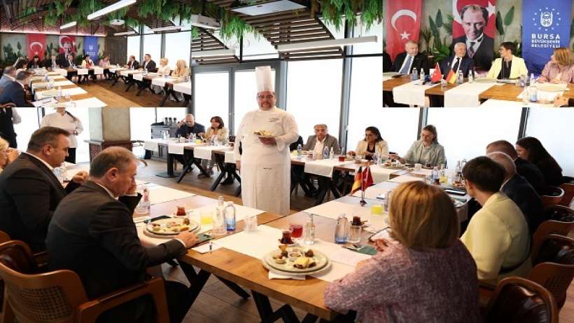 ALMAN HEYETİ, BURSA MUTFAĞINA HAYRAN KALDI