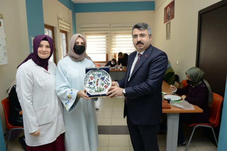 Bursa Yıldırım'da Başkan Yılmaz'dan 'YILMEK'e ziyaret 