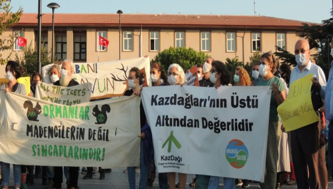 Çevre Örgütlerinden Kazdağlarındaki yaşam savunucularına destek sürüyor