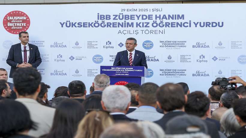 Cumhuriyet Halk Partisi Genel Başkanı Özgür Özel İBB Yurt ve Kreş Açılışına Katıldı