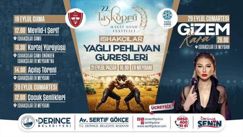 Derince Belediyesi İshakçılar Yağlı Pehlivan Güreşleri Başlıyor