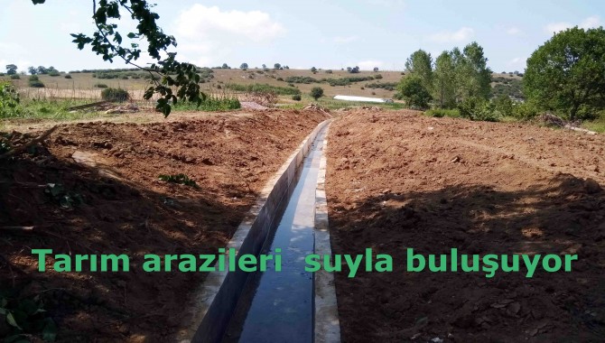 Kandıra’nın verimli toprakları suyla buluşuyor