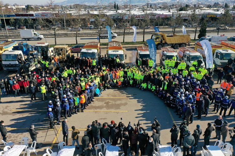 Kocaeli Büyükşehir karla mücadele ekipleri hazır