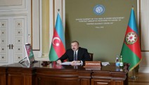 Aliyev; “Covid-19’u karşılıklı destek, öz kontrol ve ortak çabalarla yenebiliriz.”