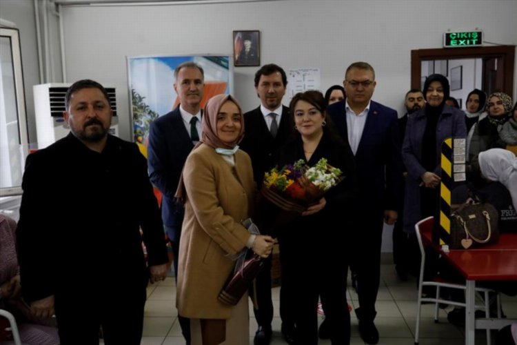 Başkan Taban Bursa İnegöl'de çalışan kadınlarla buluştu 