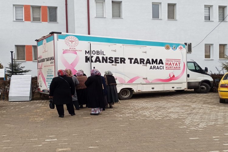 Bilecik Pazaryeri’nde kadınlara kanser taraması yapıldı 