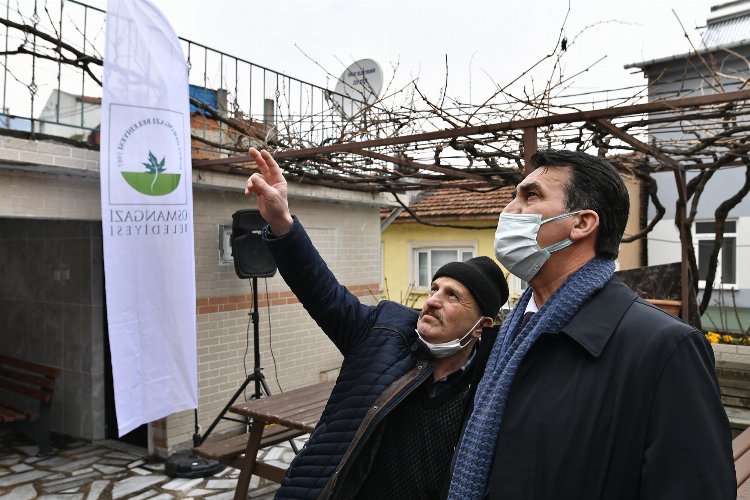 Bursa'da tarihi camiye Osmangazi hizmeti 