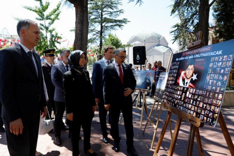 Bursa İnegöl'de 'Milletin Zaferi' sergilendi