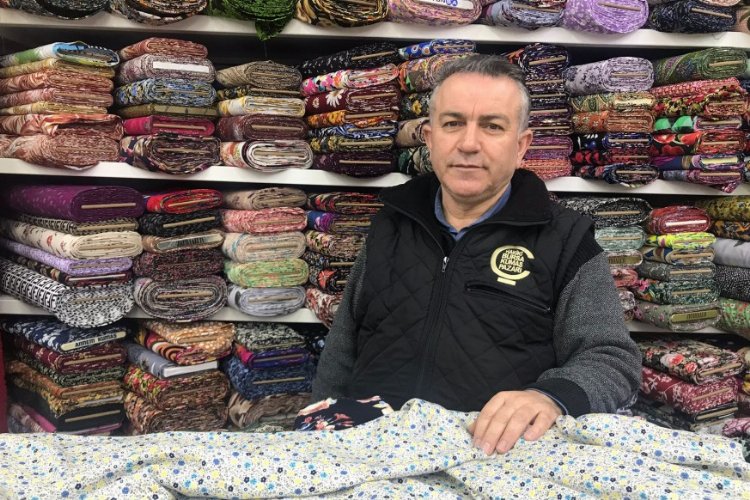 Bursa Kumaşçılar Çarşısı'nda durum iyi 