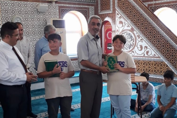 Bursa Mudanya'da yaz Kur'an kurslarında kapanış heyecanı