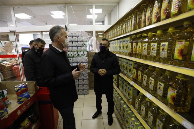 Bursa İnegöl'de protokol marketleri denetledi 