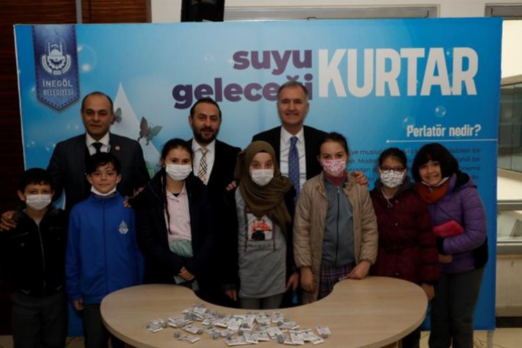 Bursa İnegöl'de öğrencilere suyun önemi anlatıldı 