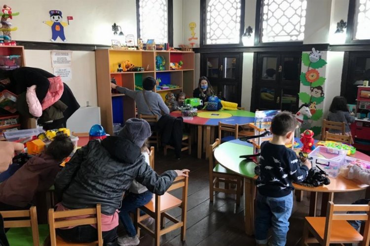 Bursa'nın ilk ve tek oyuncak kütüphanesi 