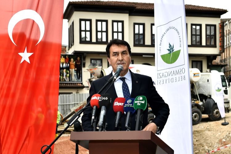 Bursa Osmangazi'de yeni hizmet binasının temeli atıldı 