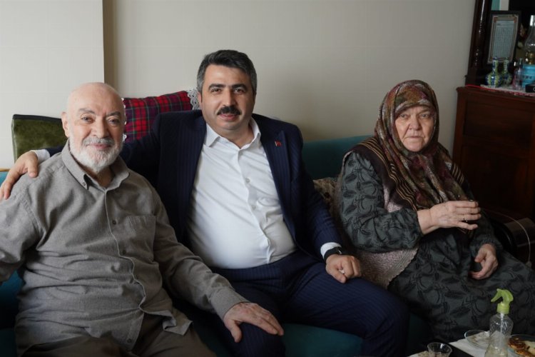 Bursa Yıldırım'da Başkan Yılmaz'dan vefa ziyareti 