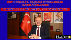 CHP Kocaeli İl Başkanı Arcan Toksik Olan Dil Değil, Bu Yönetimdir
