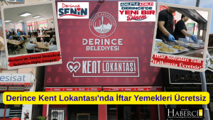 Derince Kent Lokantası'nda İftar Yemekleri Ücretsiz