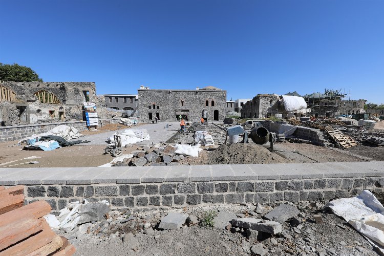 Diyarbakır Şehzadeler Konağı’nda restorasyonda sona doğru
