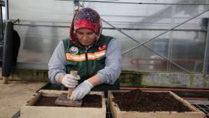 Gölbaşı Belediyesi Ata Tohumlarını Toprakla Buluşturdu