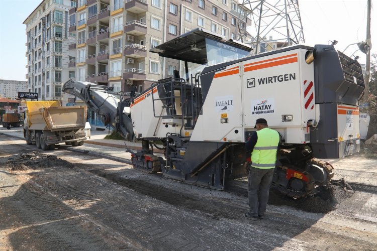 Hatay İnönü Bulvarı'nda çalışmalar hızlandı 