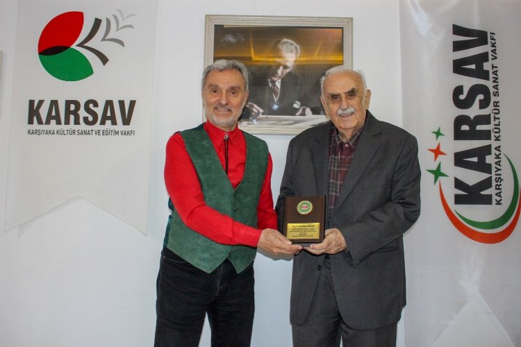 KARSAV'dan Gürkan Ertaç'a şükran plaketi 