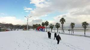 Kartpostallık kar manzaraları Kocaeli’de