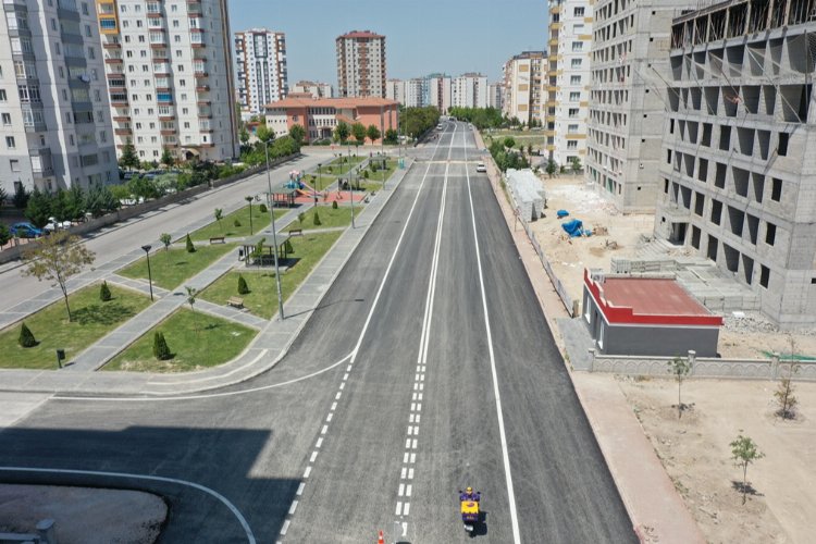 Kayseri Kocasinan'da rekortmen asfalt paleti