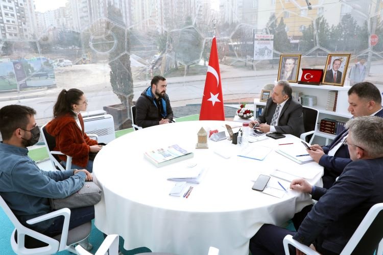 Kayseri Talas'ın sorunları 'Şeffaf Oda'da çözülüyor 