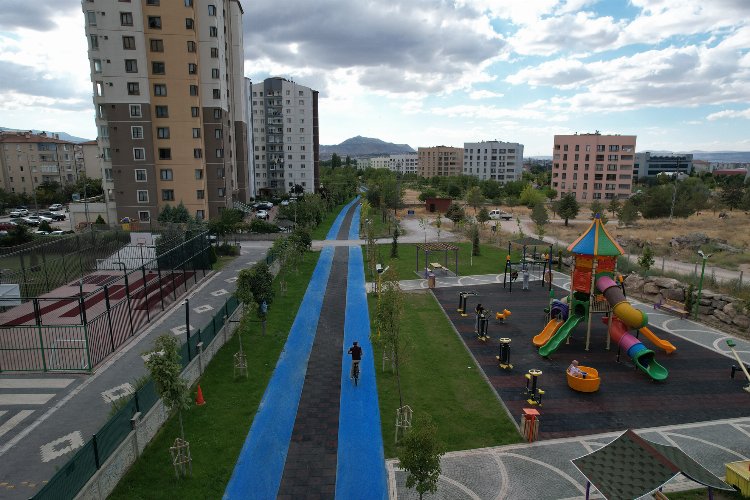 Kayseri Talas'tan yepyeni parkur