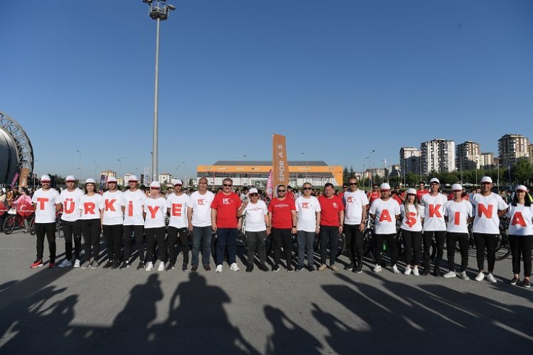 Kayseri Türkiye aşkına pedalladı