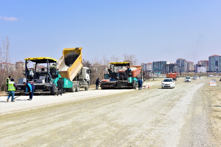 Malatya'da 35 metrelik yolda çalışmalar başladı 