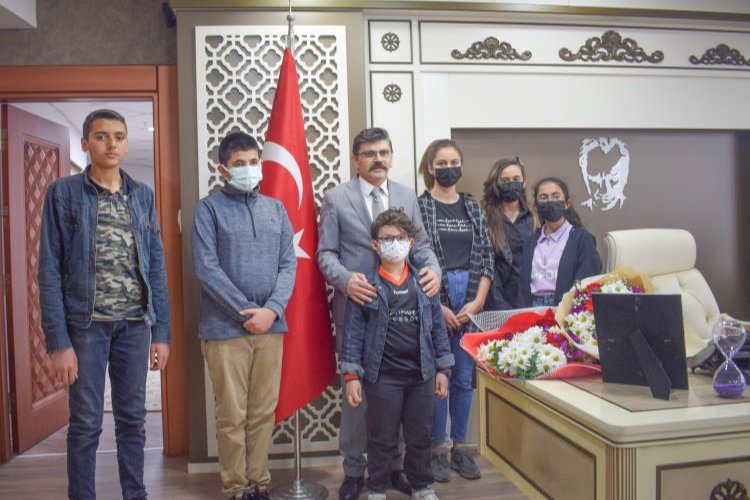 Malatya Kent Konseyi Çocuk Meclisi'nden emniyet ziyareti 