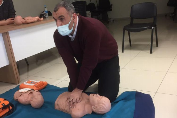 Manisa Büyükşehir'de ilk yardım eğitimi 