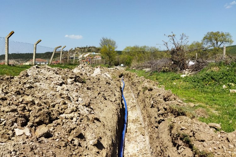 Manisa Doğanpınar Mahallesinde içme suyu terfi hattı çalışması tamamlandı