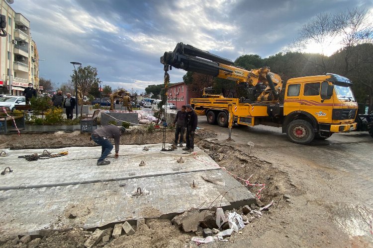 Manisa Saruhanlı'da taşkın riski korumaya alındı