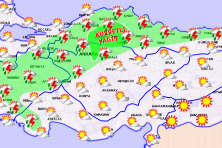 Meteoroloji’den haritalı uyarı! Türkiye’de bugün hava nasıl olacak?
