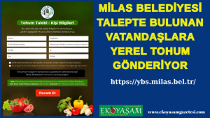 Milas Belediyesi Talepte Bulunan Vatandaşlara Yerel Tohum Gönderiyor