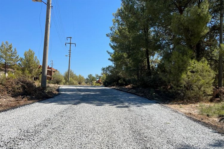 Muğla Milas'ta üst yapı çalışmaları sürüyor