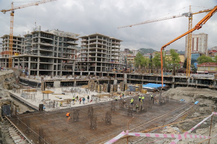 Rize'de Belediye Blokları ve Taşlıdere Kentsel Dönüşüm çalışmaları tamamlanıyor 