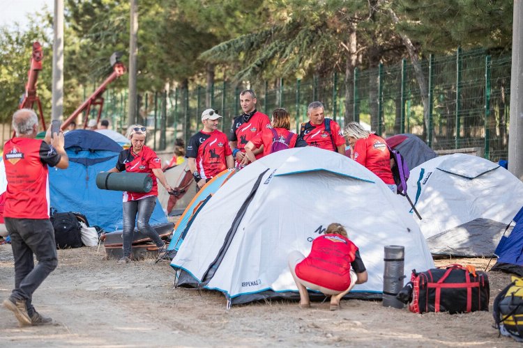 'Zafer Yürüyüşü' için Afyon Yeşilçiftlik’te çadırlar kuruldu