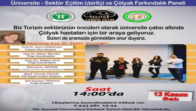 Veysel Kavrayan KOÜ ÇÖLYAK Farkındalık Paneli'nde Konuşmacı