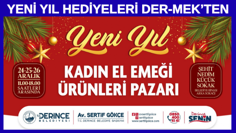 Yeni Yıl Hediyeleri DER-MEK’ten