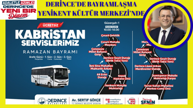 Derince’de Bayramlaşma Yenikent Kültür Merkezi’nde