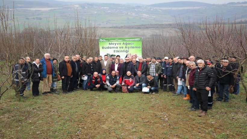 İzmit Belediyesinden Üreticilere Meyve Ağacı Budama ve Aşılama Eğitimi